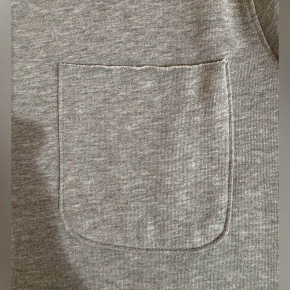 ATM Gray Long Sleeve Sweatshirt with pocket. GUC NO SIZE OR FABRIC TAG! - Picture 7 of 12